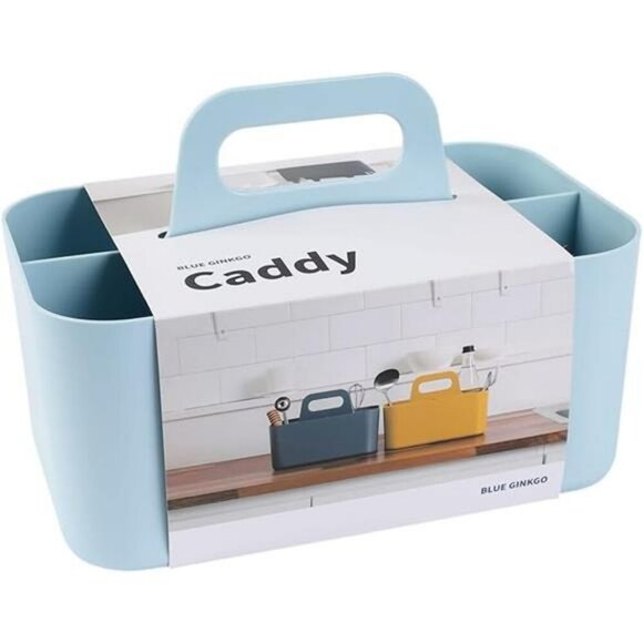Stackable Plastic Organizer Caddy Tote Bathroom Office Craft School Storage - Picture 7 of 7